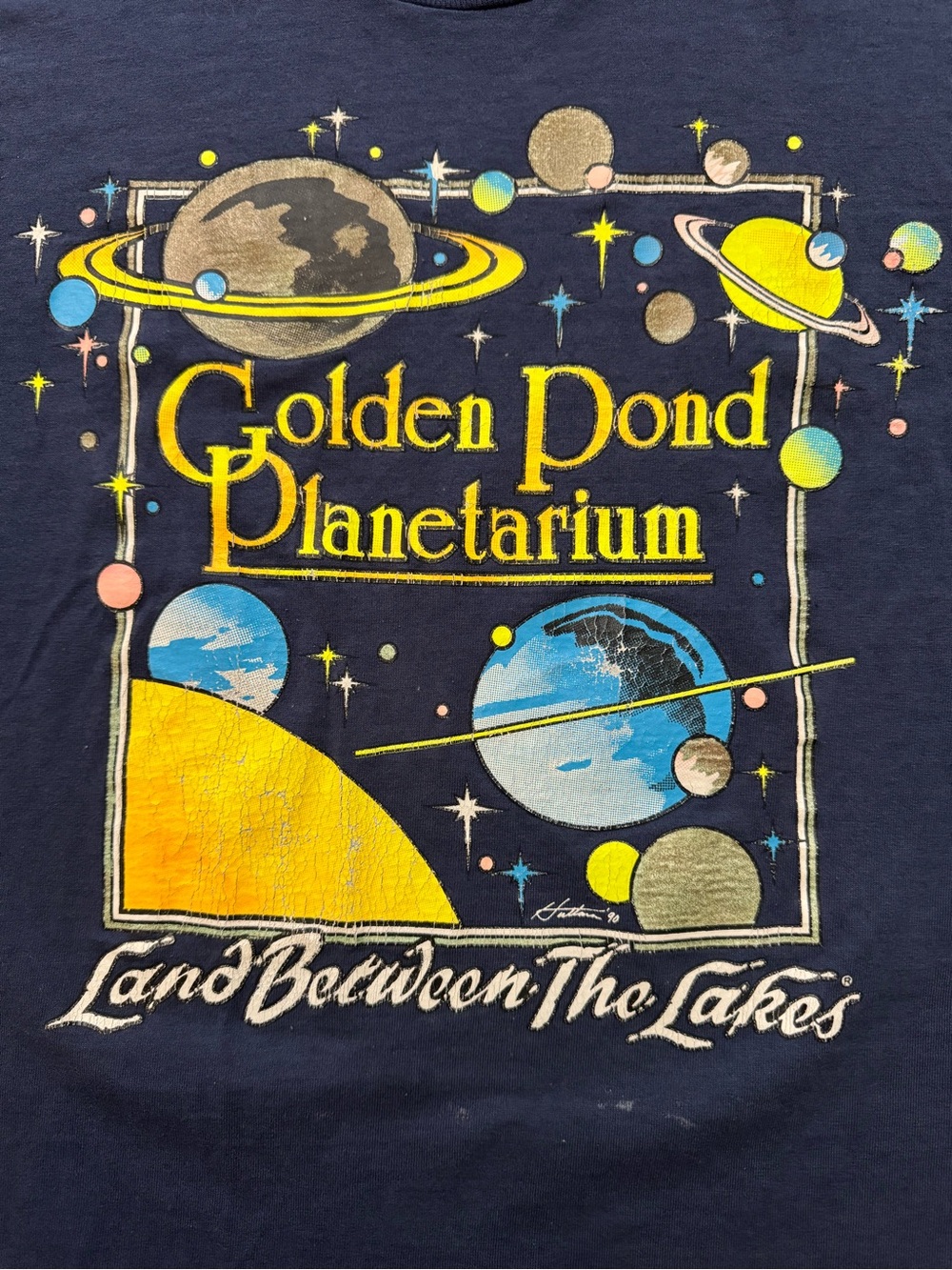 Vintage Golden Pond Planetarium 90’s Men’s T-Shirt Size XXL Screen Stars USA